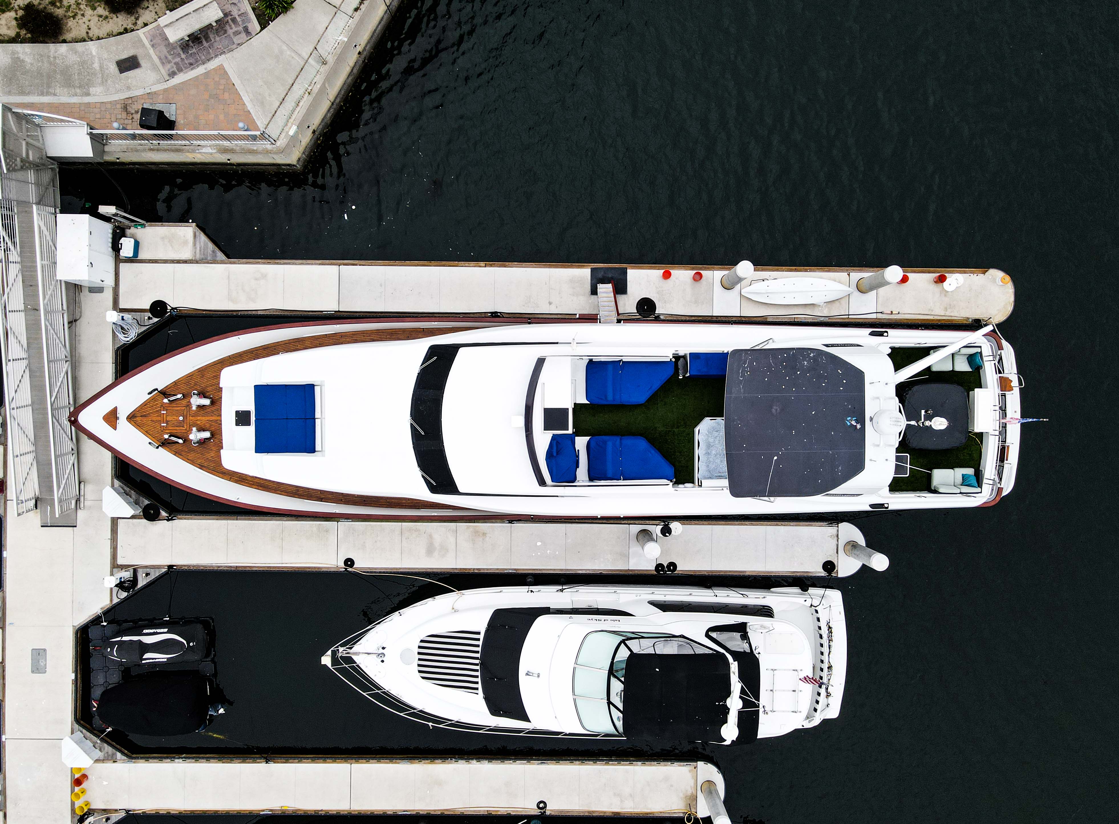The Studi Yacht — aerial view